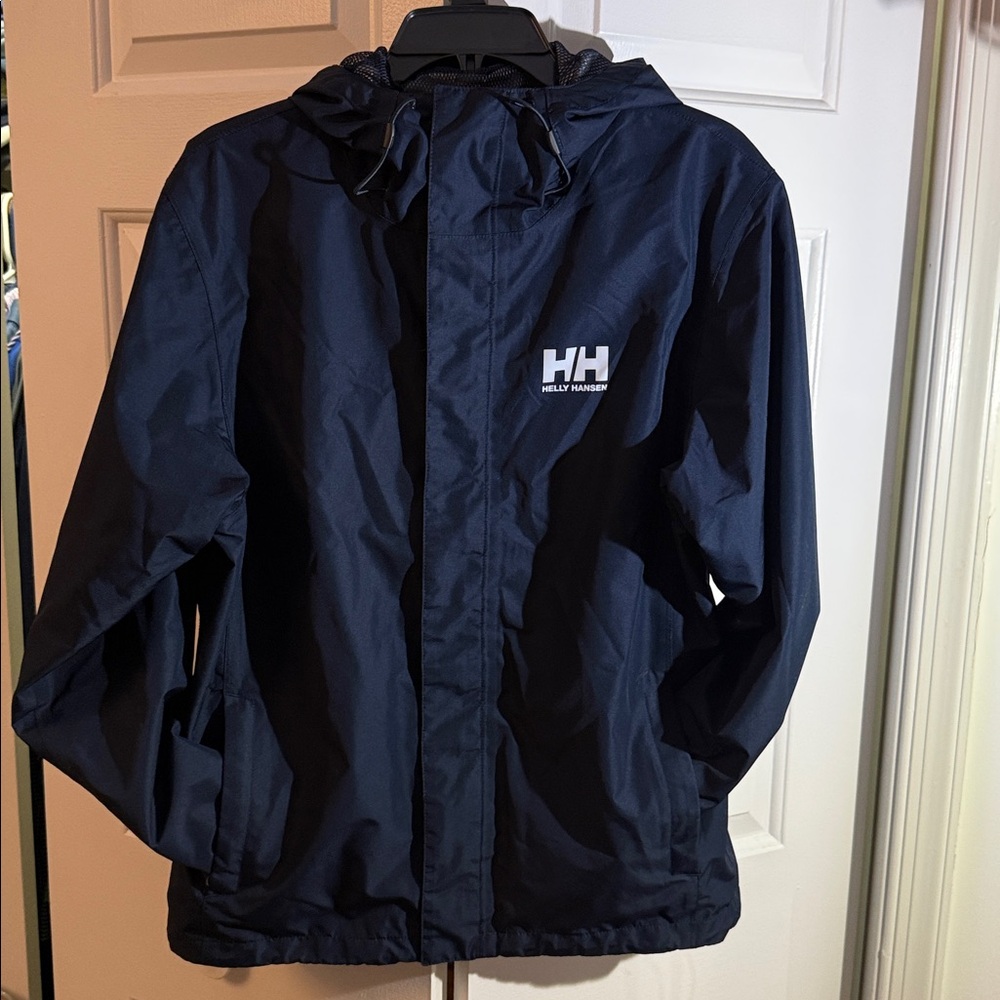 Helly Hansen Navy Windbreaker Jacket - Picture 4 of 8